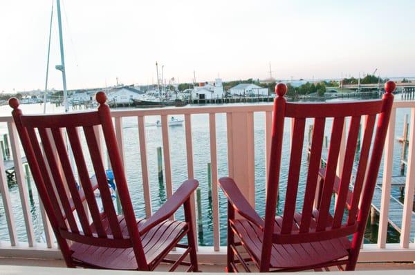 Rockers on Balcony- Photo by Kitty Ethridge