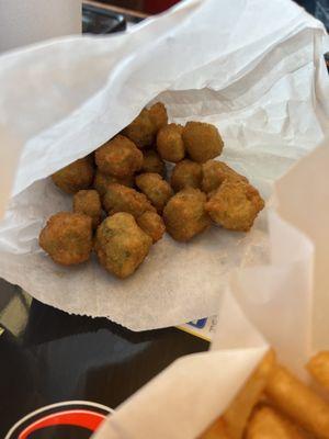 Fried okra