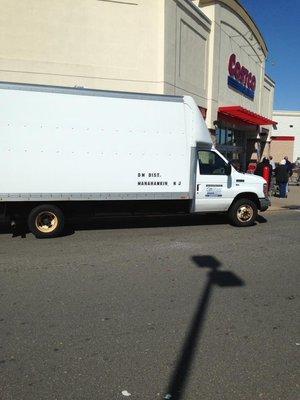 Box Truck pickup at Costco