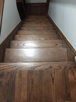 Just completed hardwood floor refinishing in Grosse Pointe Farms