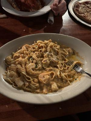 Spicy Shrimp Alfredo