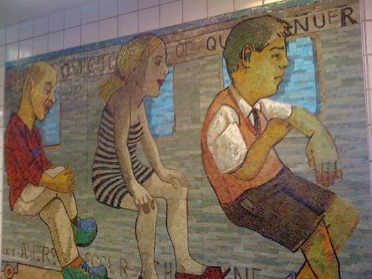 El station tile artwork