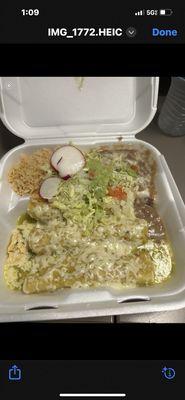 Chicken Enchiladas