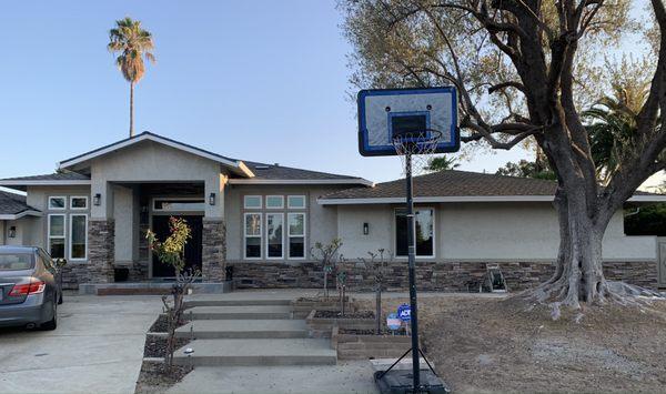 Living room addition at Saratoga, CA