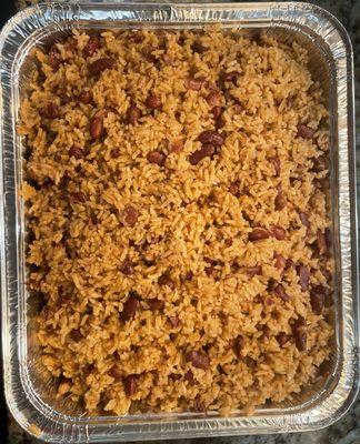 Rice and beans.