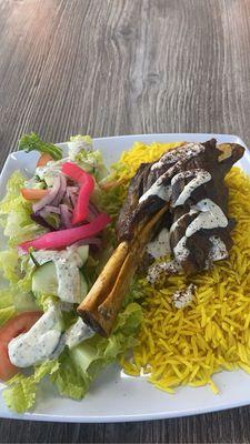 29. Lamb chop Shawarma Entree