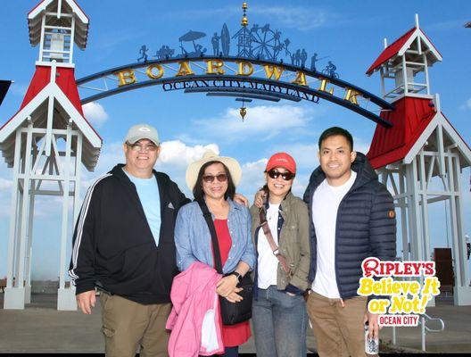 My family posing for a snapshot. Family is life and happiness.