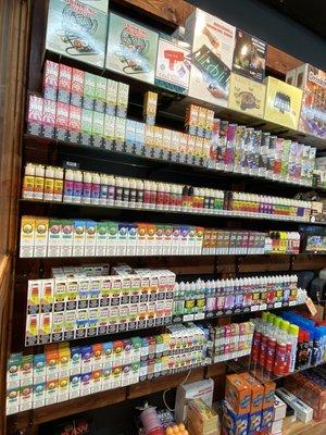 Huge selection of vape juice