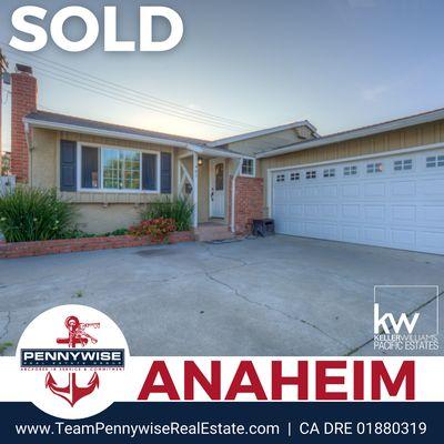 SOLD in 2019 in Anaheim