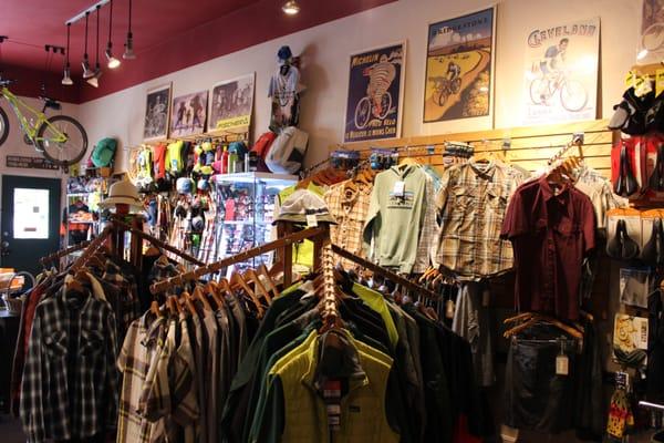 The Men's clothing section.