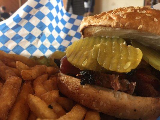 Brisket BBQ sandwich