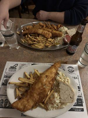 Fish fry and fisherman's platter