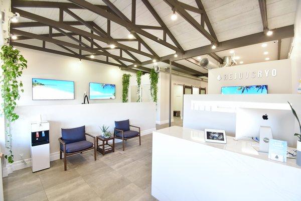 Front Desk Check In | REJUV Aesthetics & Wellness Encinitas CA