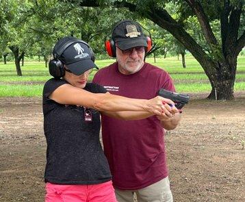 Private small group gun safety training WacoGunClass.com