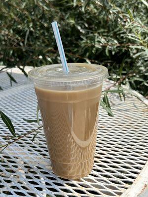 Cold brew - Oat milk cinnamon mocha.