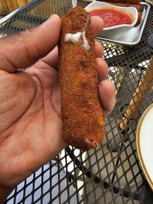 Huge mozzarella sticks! They come in orders of 4.