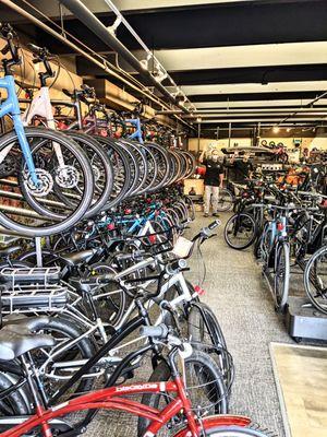 We've got a huge selection of bikes!