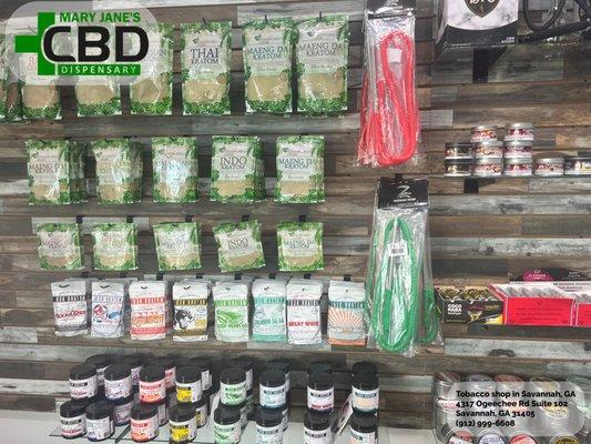 Mary Jane's CBD Dispensary's is the top smoke shop on Ogeechee Road in
Savannah! #CBD #Store #Vape #Shops #tobacco #store