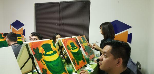 St. Patrick's Day - Adult Paint Night