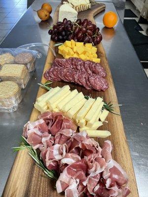 Cheese and meat board