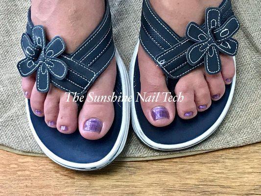 Bio Sculpture Polish Pedicure