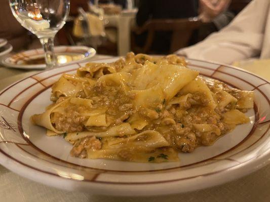 Tagliatelle with Veal Ragu