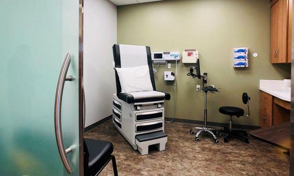 Exam Room in the Mercy-GoHealth Urgent Care in St Louis on Telegraph Rd.