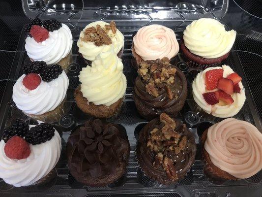 Assortment of cupcakes