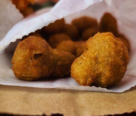 Deep fried mushrooms