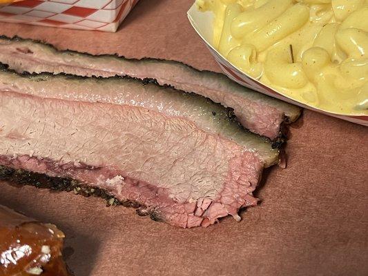 Lean smoked brisket