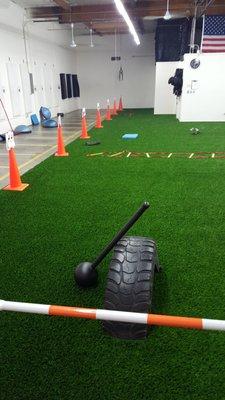 Perfect artificial grass for the Athletic.