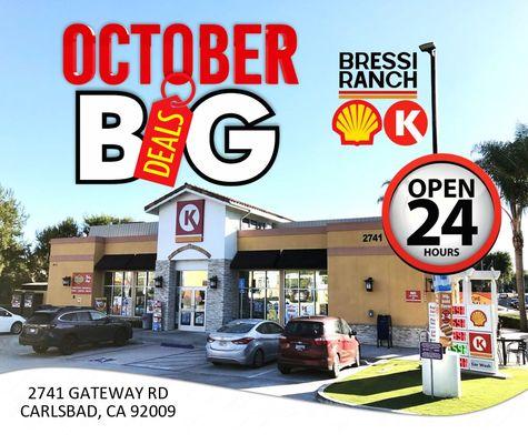 BRESSI RANCH Shell & Circle K the place to go to fill your tank &
tummy & to keep your ride shining!
*VISIT FBK FOR ALL OFFERS & DETAILS