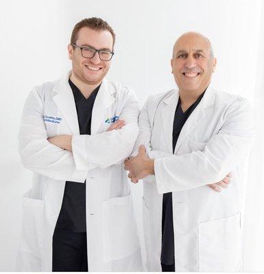 Dr. Richard Covatto and son, Dr. James Covatto