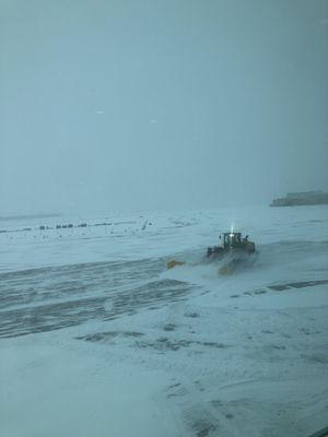 Clearing the runway