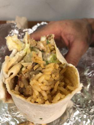 Pollo AMERICAN burrito