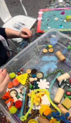 Sorry it's blurry- all sorts of fun trinkets in each box!