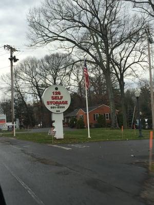 Ashland 126 Self Storage -- 162 Pond Street / Route 126, Ashland            Sign