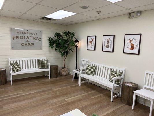 Cute and clean waiting room!