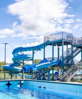 Meineke outdoor pool is open during the summer season.