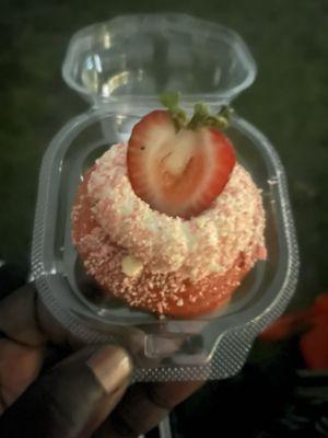 Strawberry Crunch Cupcake