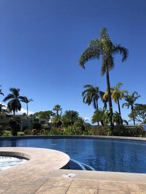 View from pool