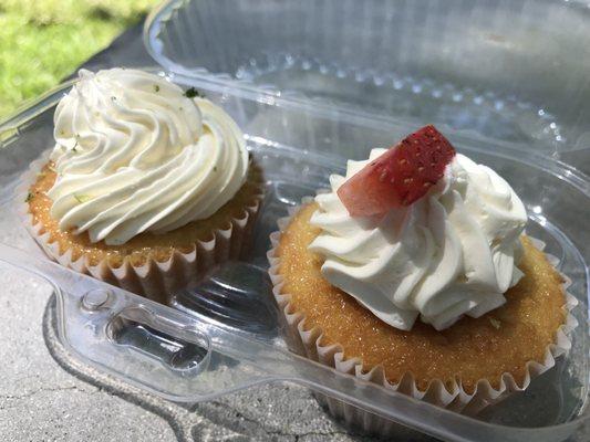 Key Lime and Strawberry Shortcake