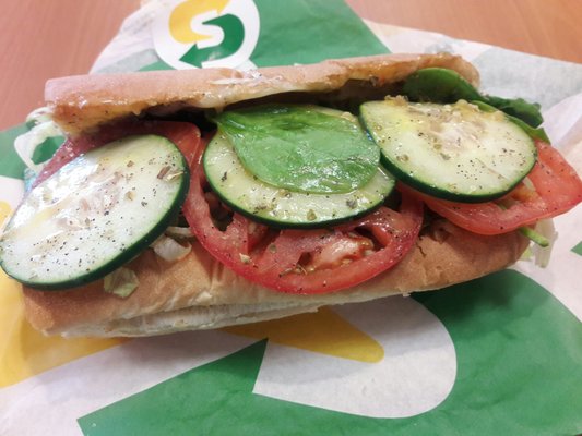 Veggie sub.