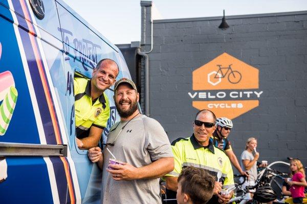 Ice Cream Bike Ride with the Holland Police Department!