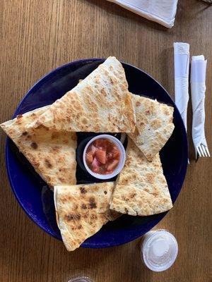 Chicken Quesadilla - good stuff!