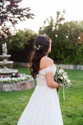 bridal gown