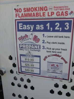 Prices for propane.