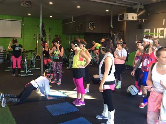 Halloween 80s workout- so fun!