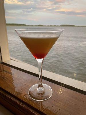 Pineapple upside down martini