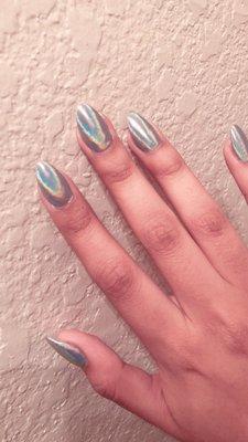 Holographic nails